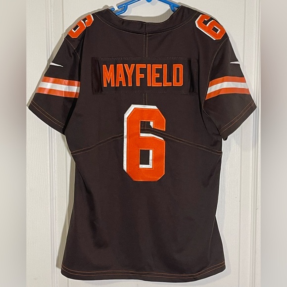 Baker Mayfield #6 Cleveland Browns Nike On Field NFL Jersey Women’s Small Brown - Picture 2 of 6